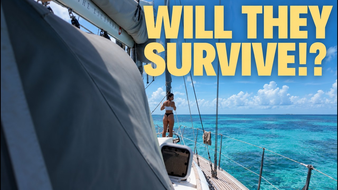 Sailing The Bahamas - Threading the Needle Through Shallow Coral Reefs! Ep-186