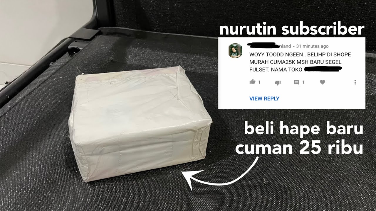 Beli hp baru cuman 25 ribu