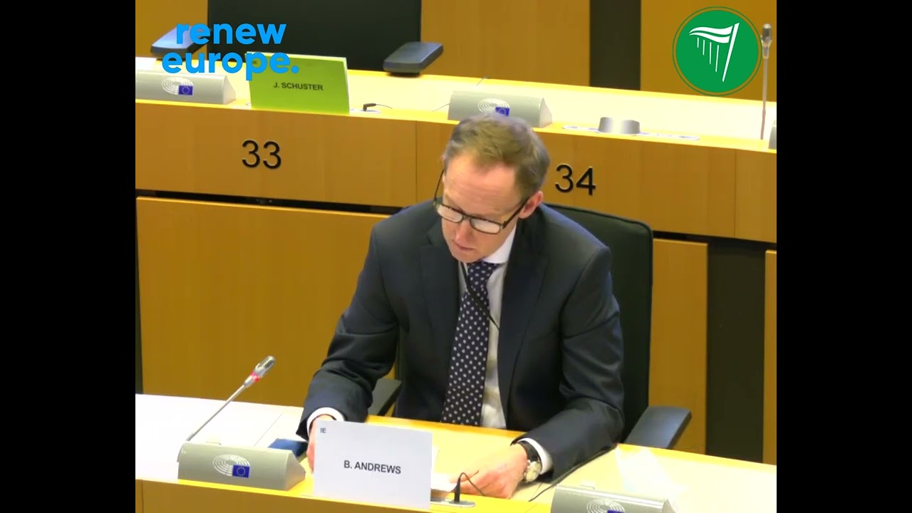 Barry Andrews MEP: EU legislation on standards in industry