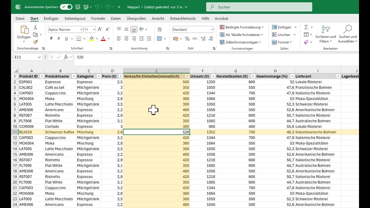 Neue Excel-Funktion: Daten hervorheben ohne VBA oder Formeln!
