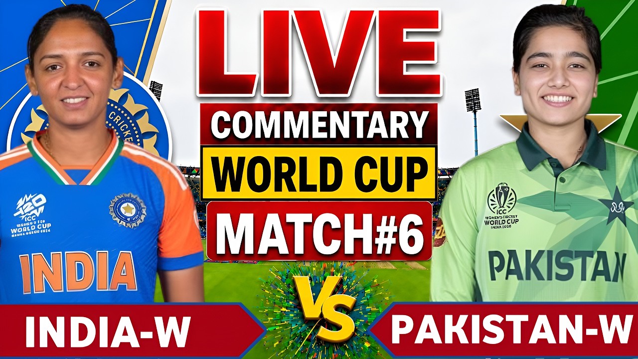 🔴LIVE : India w vs Pakistan w | India vs Pakistan Women's Match | Ind vs Pak live Score & Commentary
