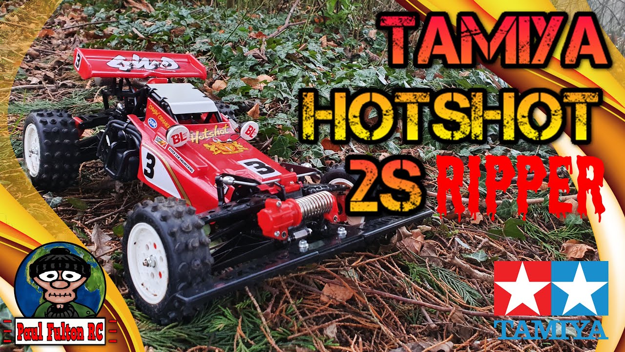 Awesome run of the Tamiya Hotshot. 4wd at it's best.