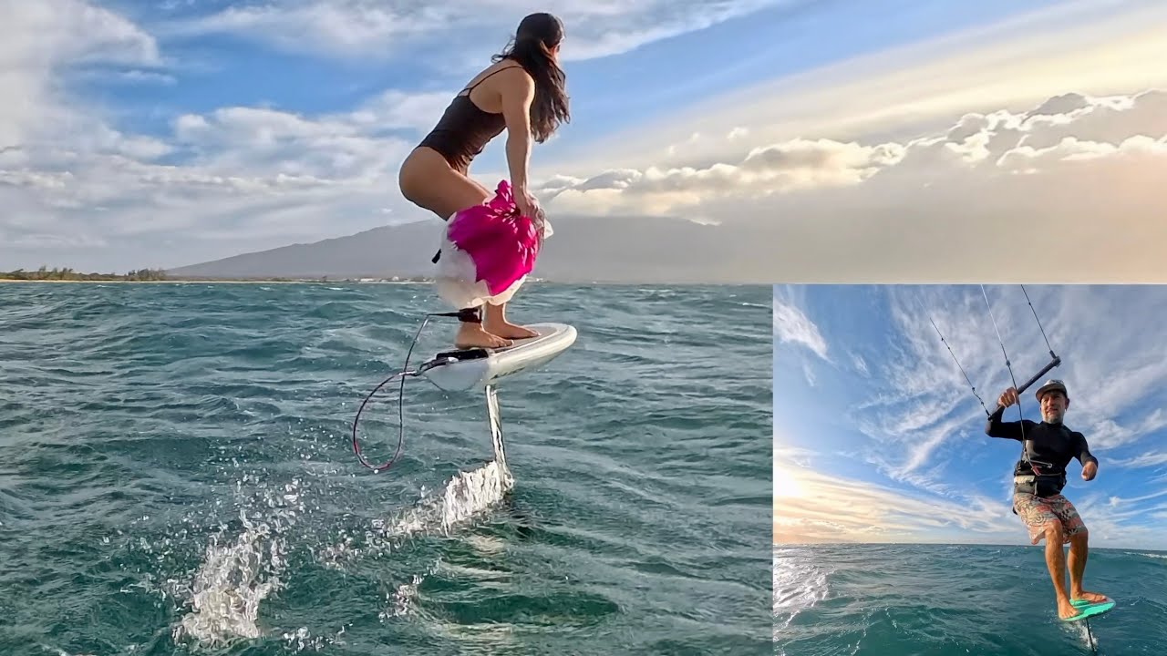 Downwind run to the sun with Mona - One shot - PiP