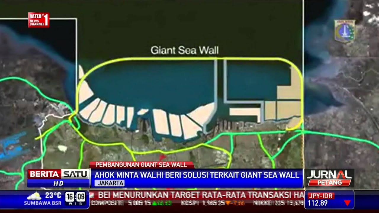 Ahok Minta Walhi Beri Solusi Giant Sea Wall