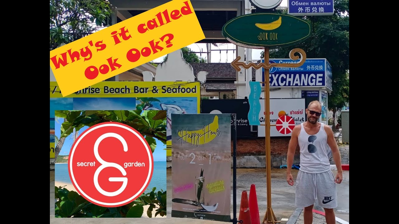 The Secret Garden + Ook Ook Beach Club, Koh Samui #Chaweng #Bangrak #Beach