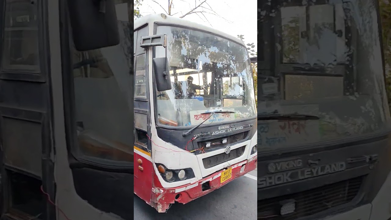 MSRTC MS Pari Kalyan Raver Overtakes In Kasara Ghat #kalyan #raver #ghat