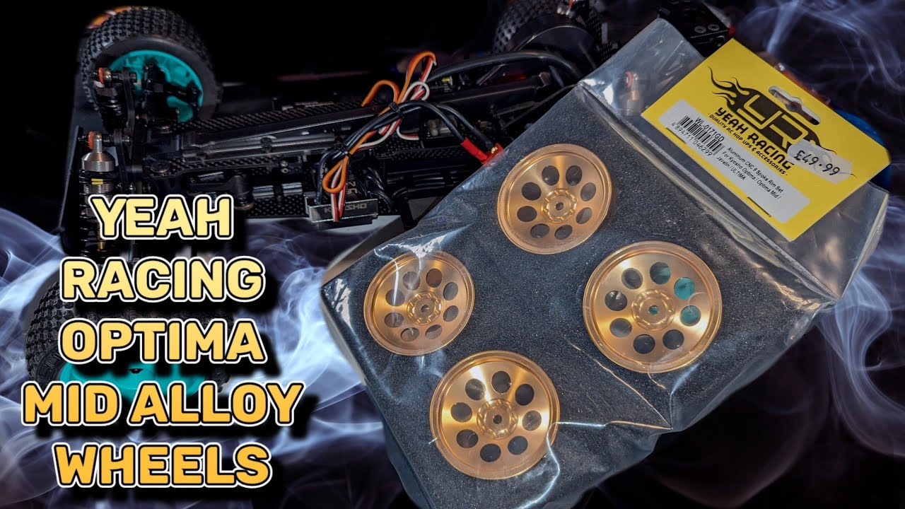 KYOSHO OPTIMA MID 87 WC Worlds Spec Yeah Racing Aluminium CNC wheels
