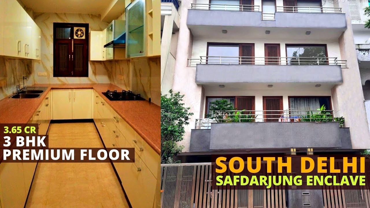 3 BHK Luxury Builder Floor in South Delhi (Safdarjung Enclave near Green Park) | Call 9818268888