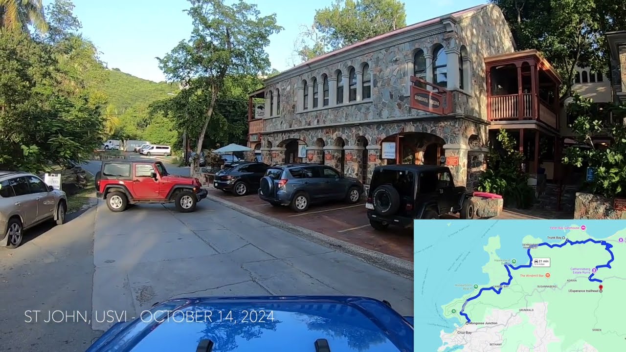 Driving St. John, USVI: North Shore Road to Centerline Road via John Head Road