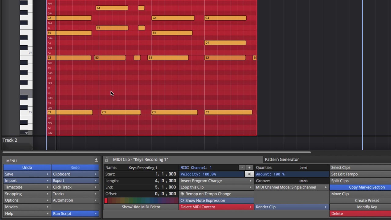 11 Waveform Quickstart - MIDI Editing