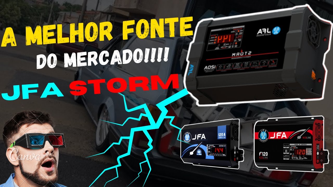 MELHOR FONTE AUTOMOTIVA SEM DUVIDAS!!! JFA STORM!!! DETALHES!!!