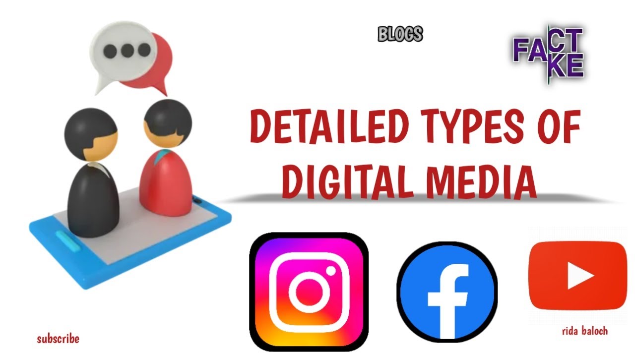 What is Digital Media | Types of Digital Media EXAMPLES