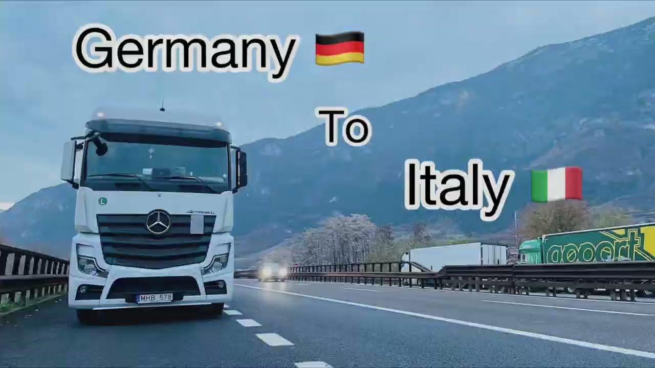 Germany To Italy // loading // unloading// Trip// Punjabi Driver Europe #truckdriver #europe