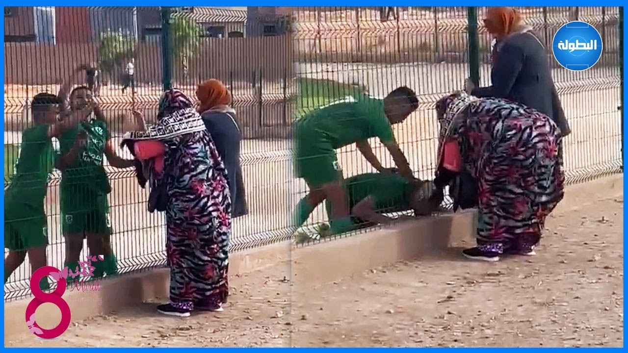 لقطة مؤثرة.. لاعب أمل تيزنيت كوماح يذهب لتقبيل قدم أمه بعد تسجيله هدف الفوز لفريقه