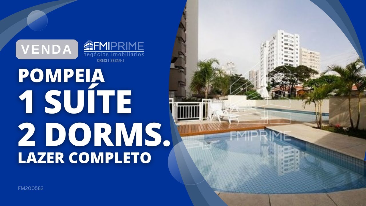 Apartamento à Venda na Pompéia | 2 Dorms, Suíte com Closet e Sacada!