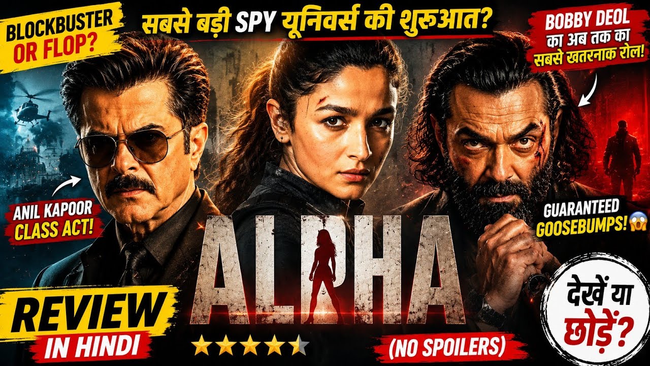 🎬 Alpha Movie Review in Hindi | Honest Review (No Spoilers)