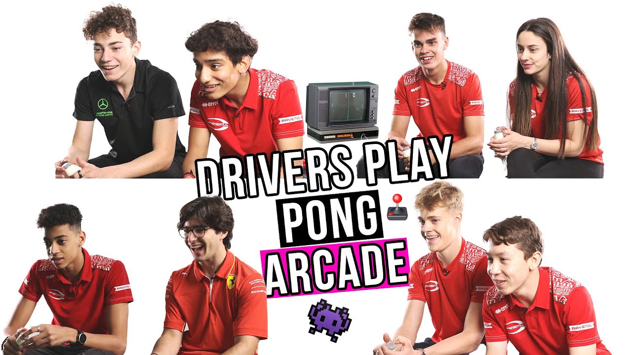 Drivers play Pong Arcade 👾
