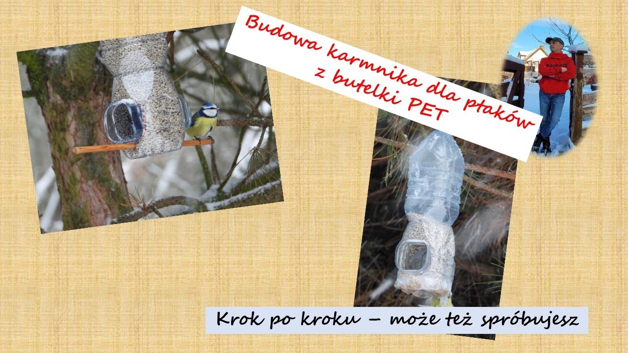 SK 23. Jak zrobić karmnik dla ptaków z butelki PET. Krok po kroku