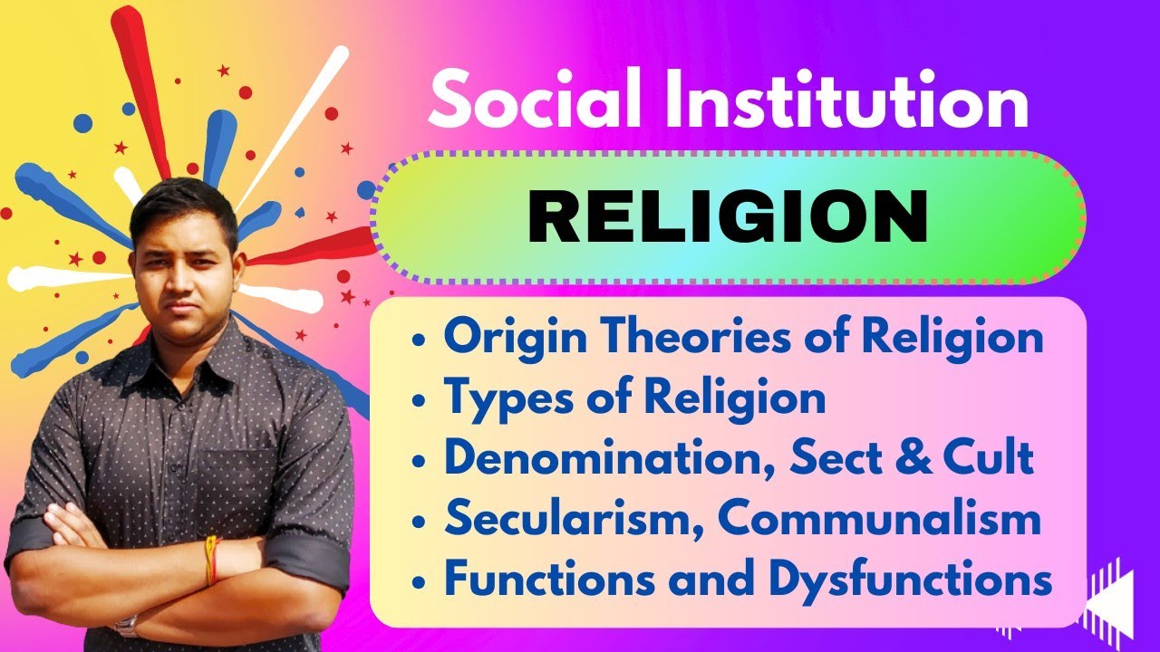 Religion as a Social Institution | Origin Theories of Religion | Types of Religion
