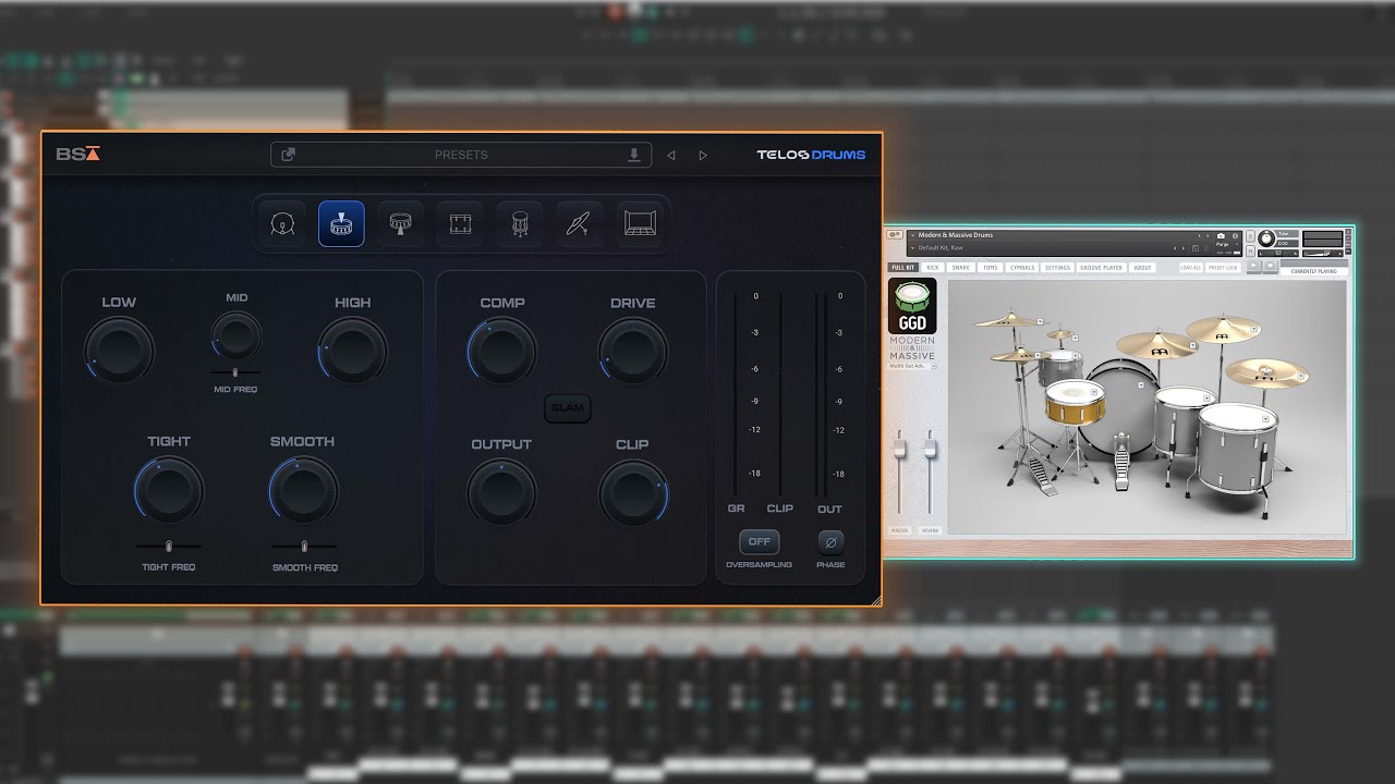 Quick drum mixing with TELOS by Black Salt Audio and Modern and massive  #telos #blacksaltaudio