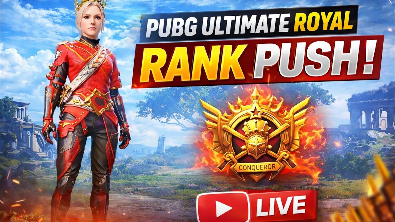🔴 LIVE PUBG MOBILE | ULTIMATE ROYAL – ROAD TO LEGEND 🔥
