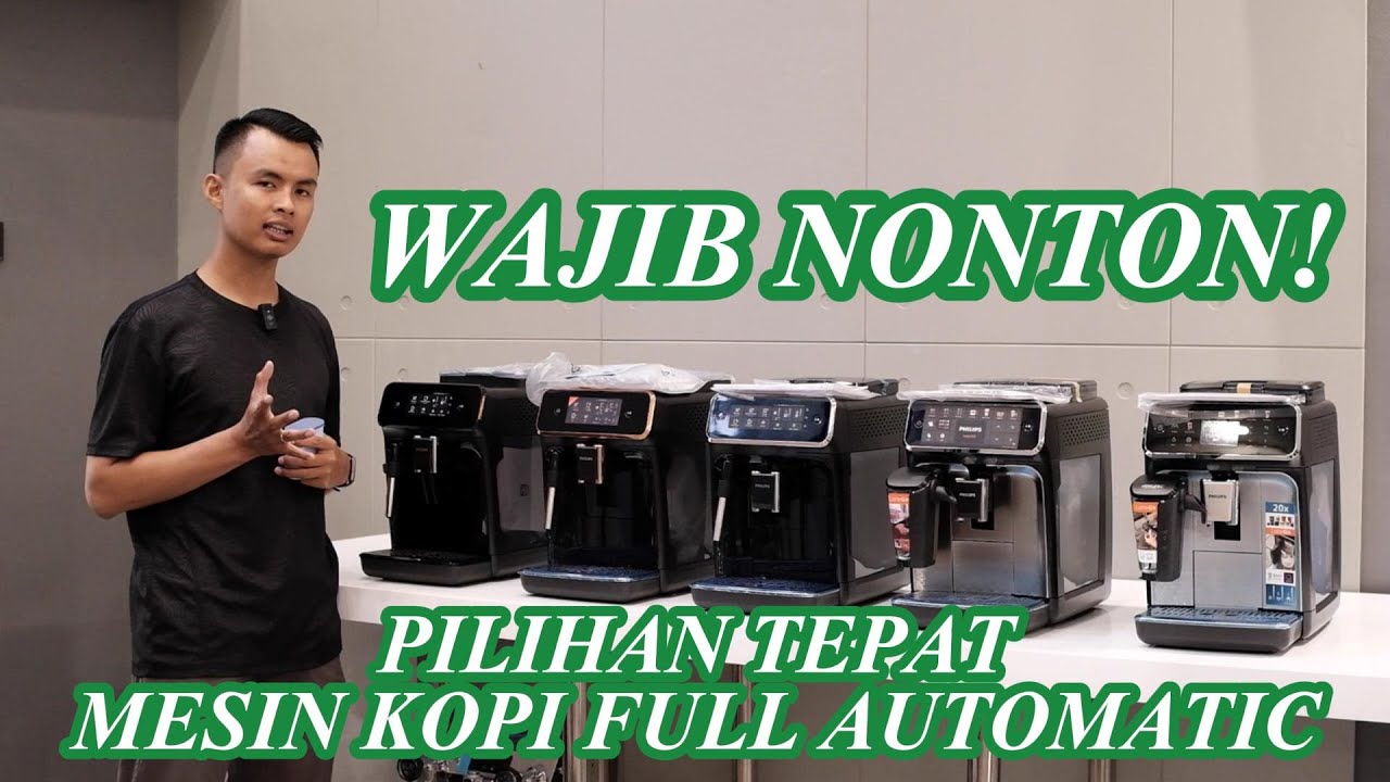 WAJIB NONTON! INI DIA REKOMENDASI MESIN KOPI FULL AUTOMATIC UNTUK DI RUMAH DAN KANTOR