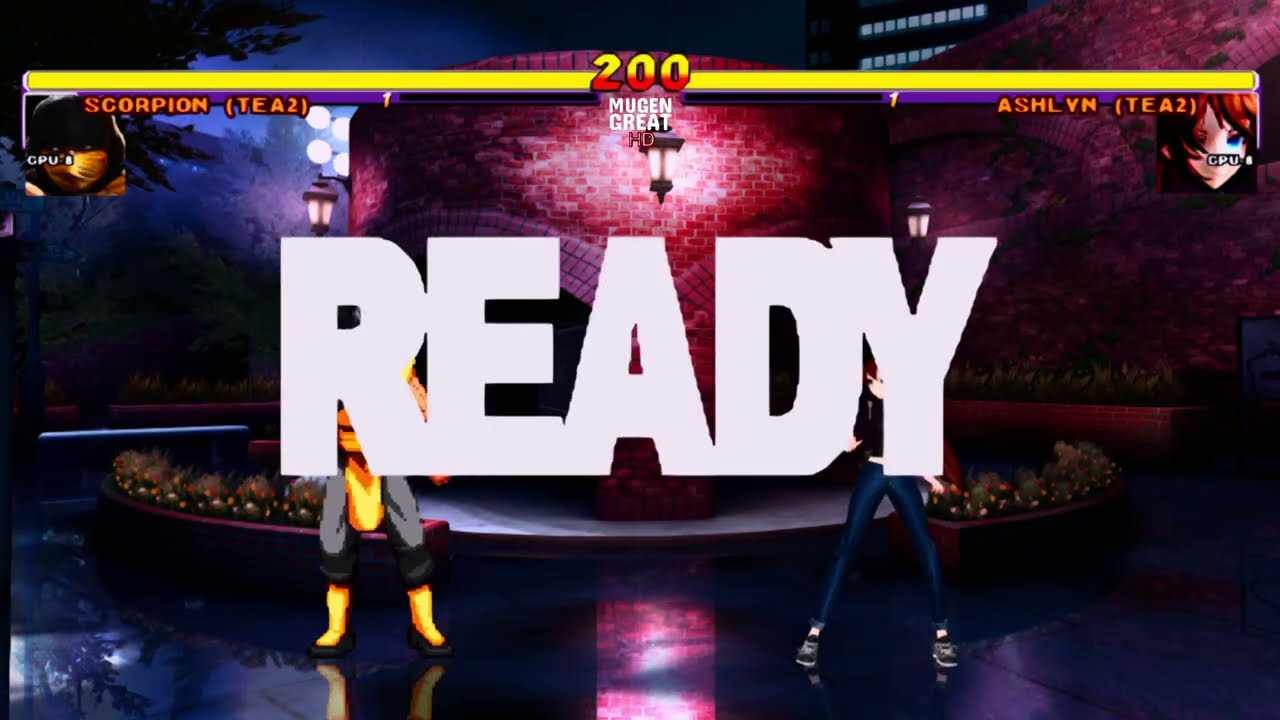 [Mugen GAME] HD Scorpion TEA2 Vs ASHLYN TEA2