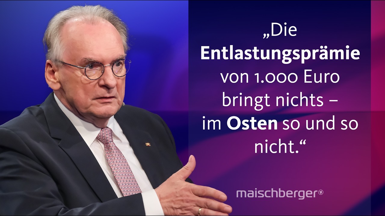 Reiner Haseloff &uuml;ber die Reformen der Regierung und den Erfolg der AfD | maischberger