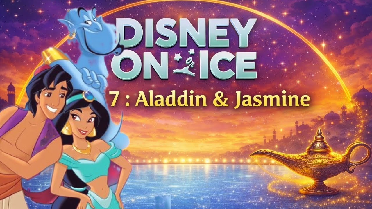 Disney On Ice Part 7: Aladdin Jasmine Magische Eislauf Show in Stuttgart | Wunderschöne Performance