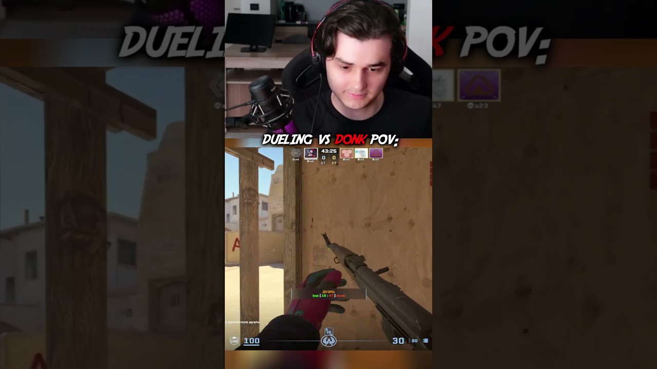 dueling vs donk be like: