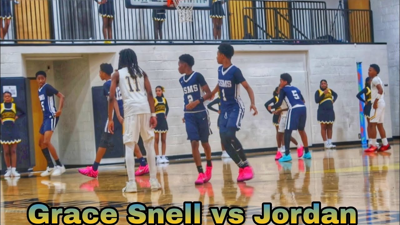 Grace Snell vs Jordan Middle School Basketball!