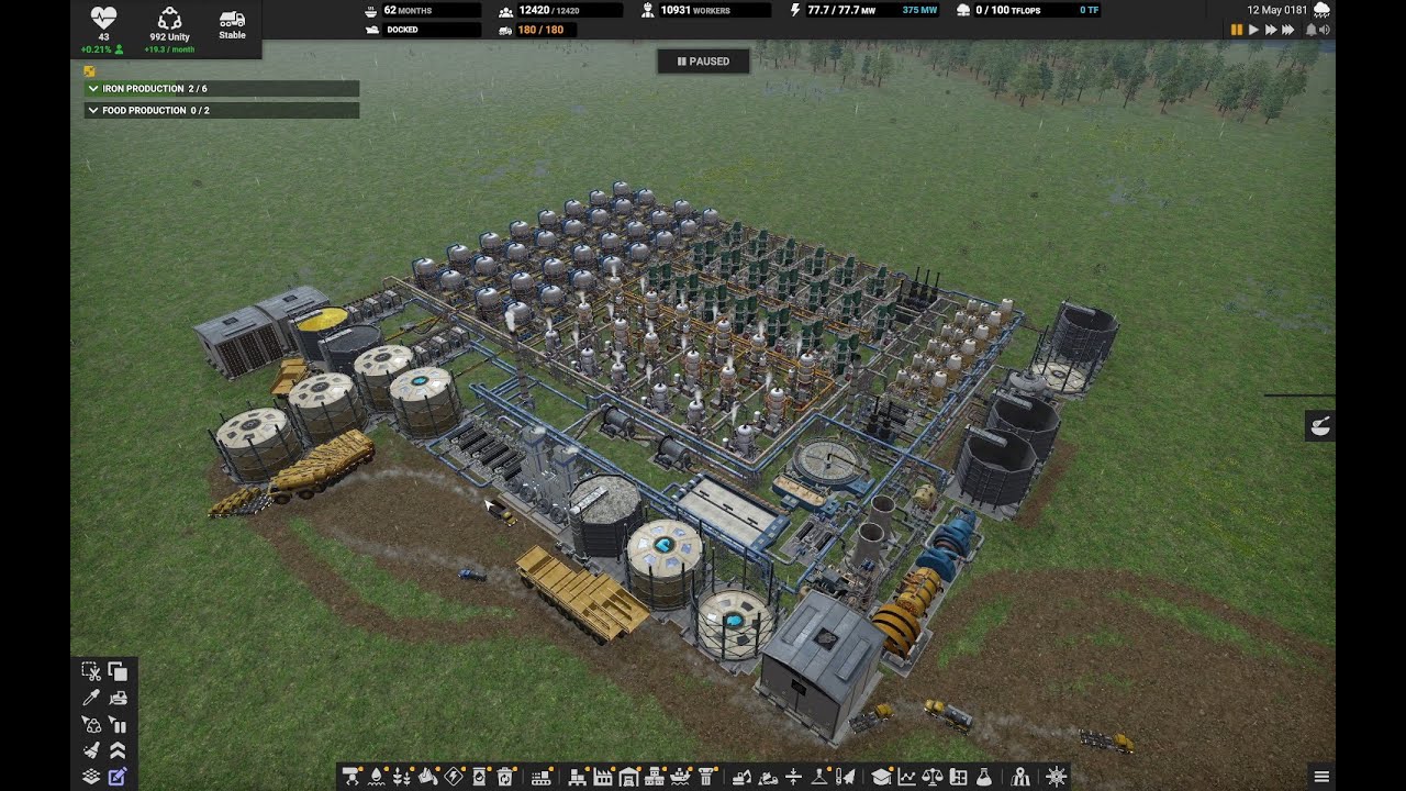 Captain of Industry Update 2, Blueprints, Rubber by Naphtha Factory