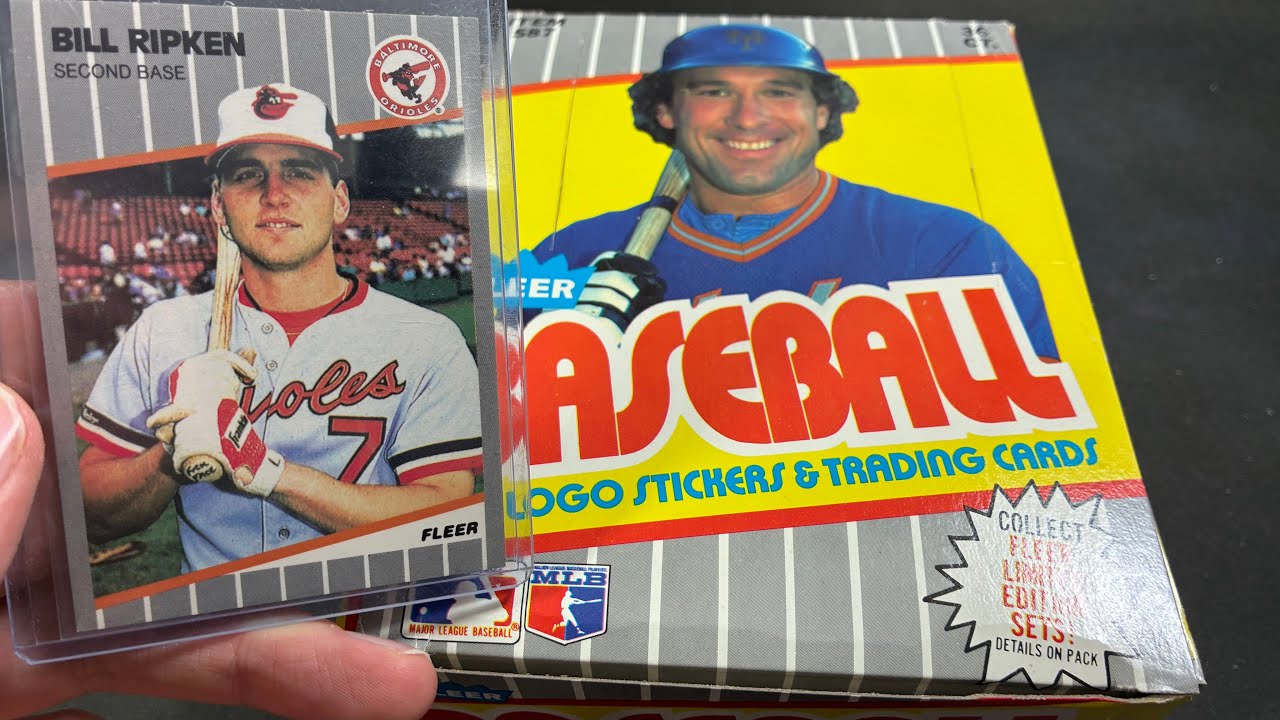 Коробка с ошибками Fleer 1989 года и поиски легендарной карты с лицевой стороной F!
