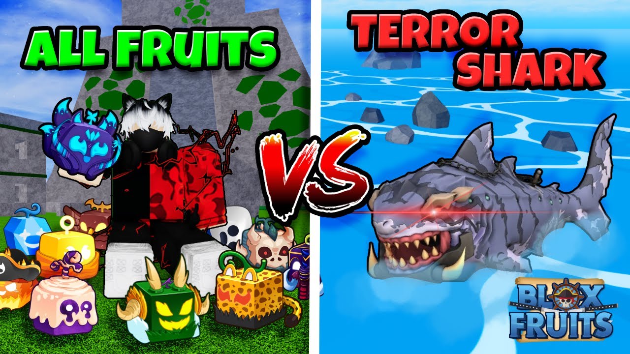 All Devil Fruits VS Terror Sharks in Blox Fruits update 20 | Part 1
