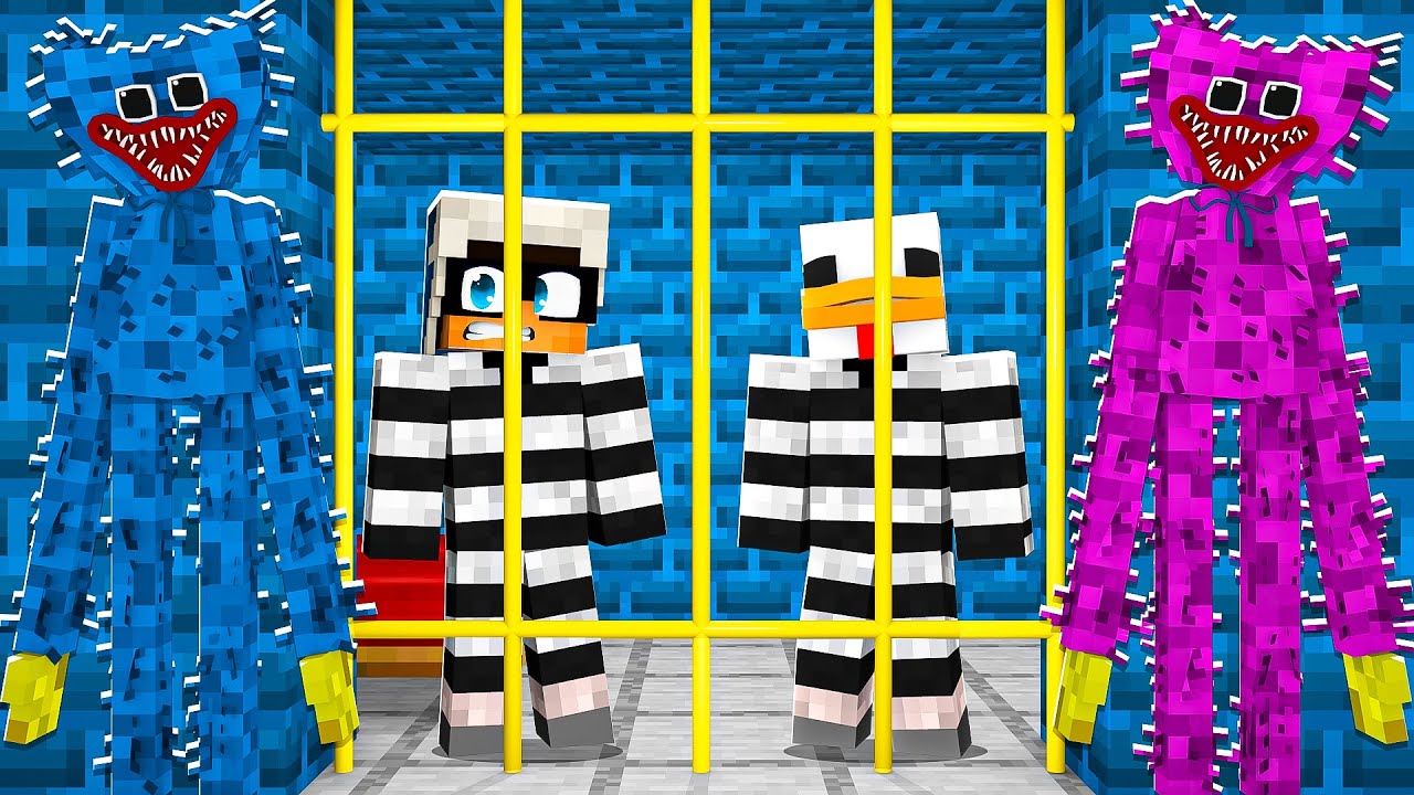 SCAPPIAMO DALLA PRIGIONE DI HUGGY WUGGY SU MINECRAFT