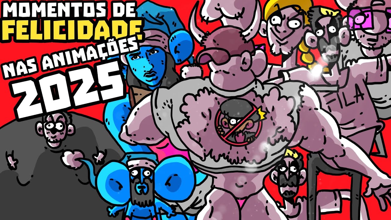 MOMENTOS DE FELICIDADE NAS ANIMAÇÕES 2025 - (SMZINHO ANIMAÇÃO)