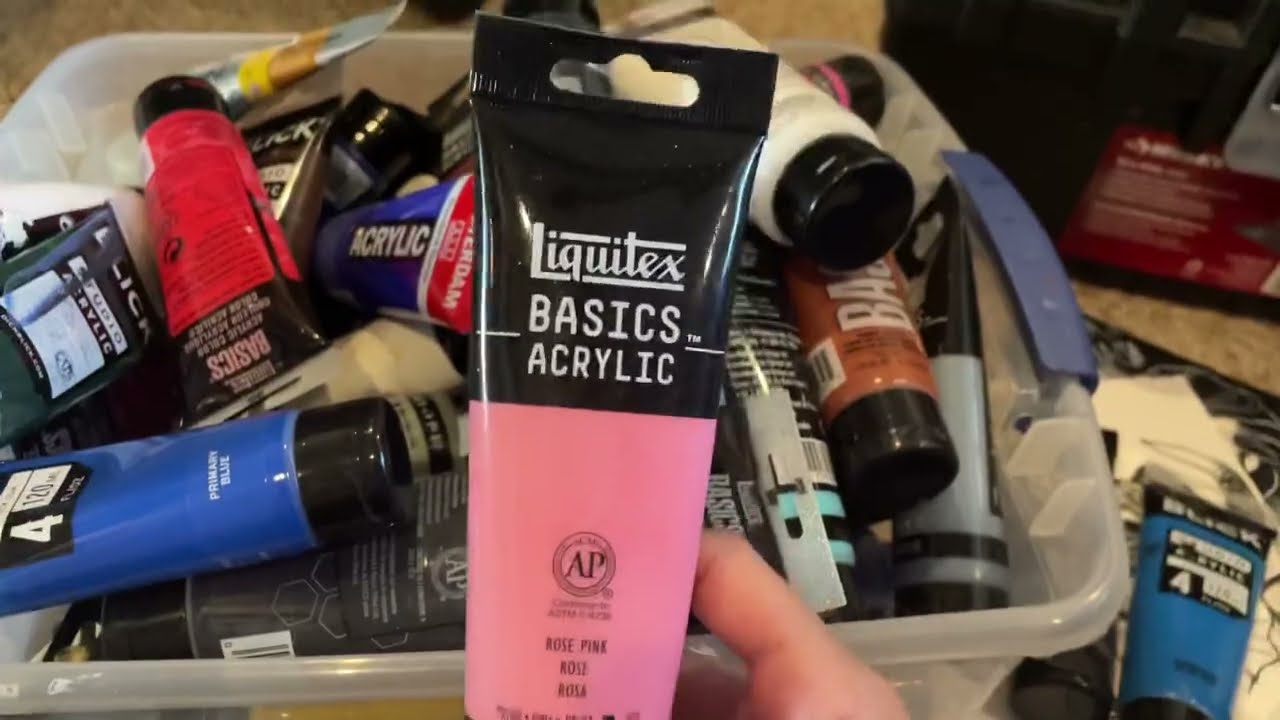 ASMR Art Supplies Rummaging/Tapping + Tingly Markers | Michele’s CV