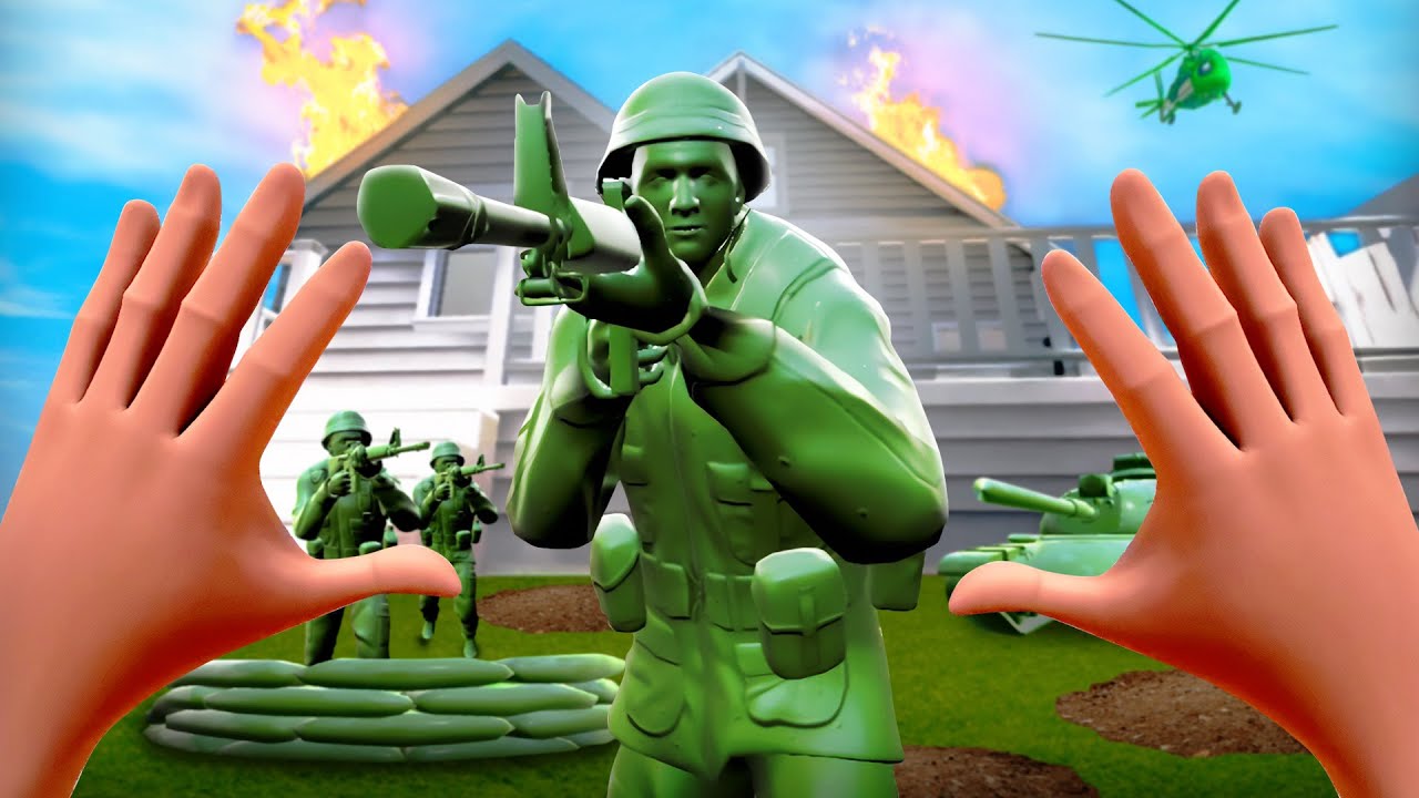 เมื่อของเล่นมีชีวิต !!! สงครามทหารเขียว |  Plastic battle VR