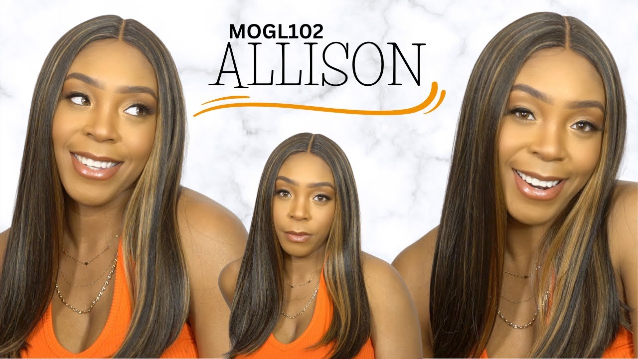 Bobbi Boss Human Hair Blend 5 inch Deep Part HD Lace Front Wig - MOGL102 ALLISON --/WIGTYPES.COM
