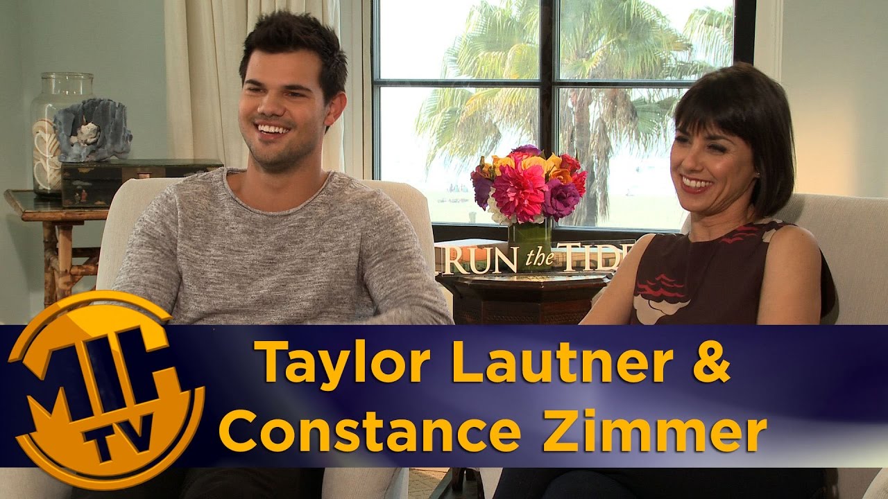 Taylor Lautner & Constance Zimmer Run the Tide Interview