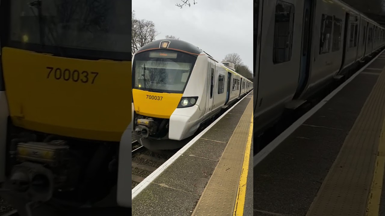 VIDEO FAILED: 700037(Class 700)Thameslink Westcombe Park - Plumstead
