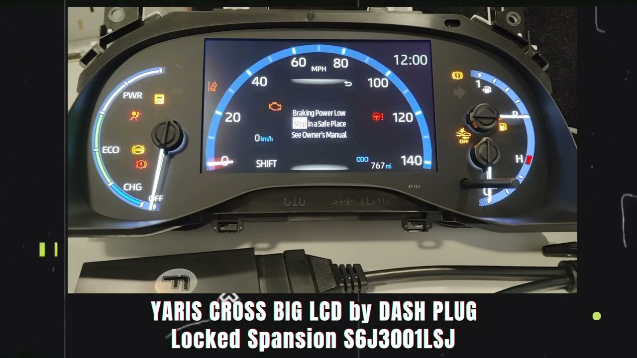 Yaris Cross S6J3001 Speedometer Cluster programming with FORZA 614 (eeprom + mileage correction)