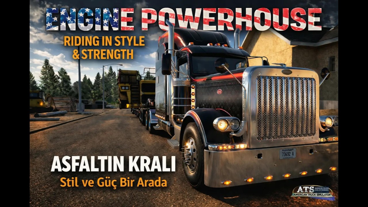 ATS Engine Powerhouse | 188.000 LB Heavy Haul | Asfaltın Kralı American Truck Simulator