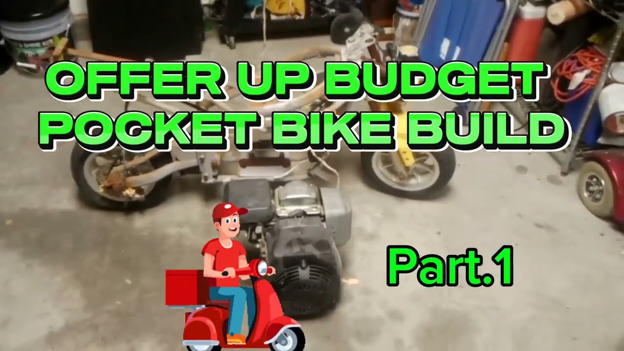 DIY MINIBIKE (5HP Pocket Rat Bike Honda GC160) Budget Build