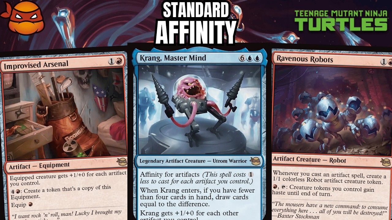 Abusing Affinity with NEW Cranial Plating!  MTG Standard Arena