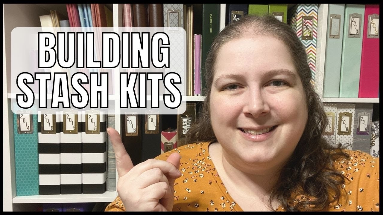 How to Build a Scrapbooking Stash Kit   with a School Theme