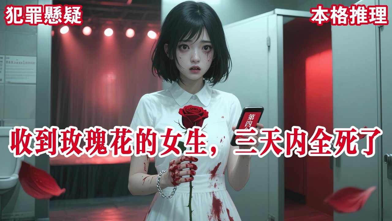 【完结】大二时，学校先后离奇死了三个女生。她们死之前，都收到了一朵玫瑰花。娇艳的玫瑰，成了学校里的不祥之物。后来有一天，我也收到一朵。#有声小说 #小说 #悬疑 #助眠