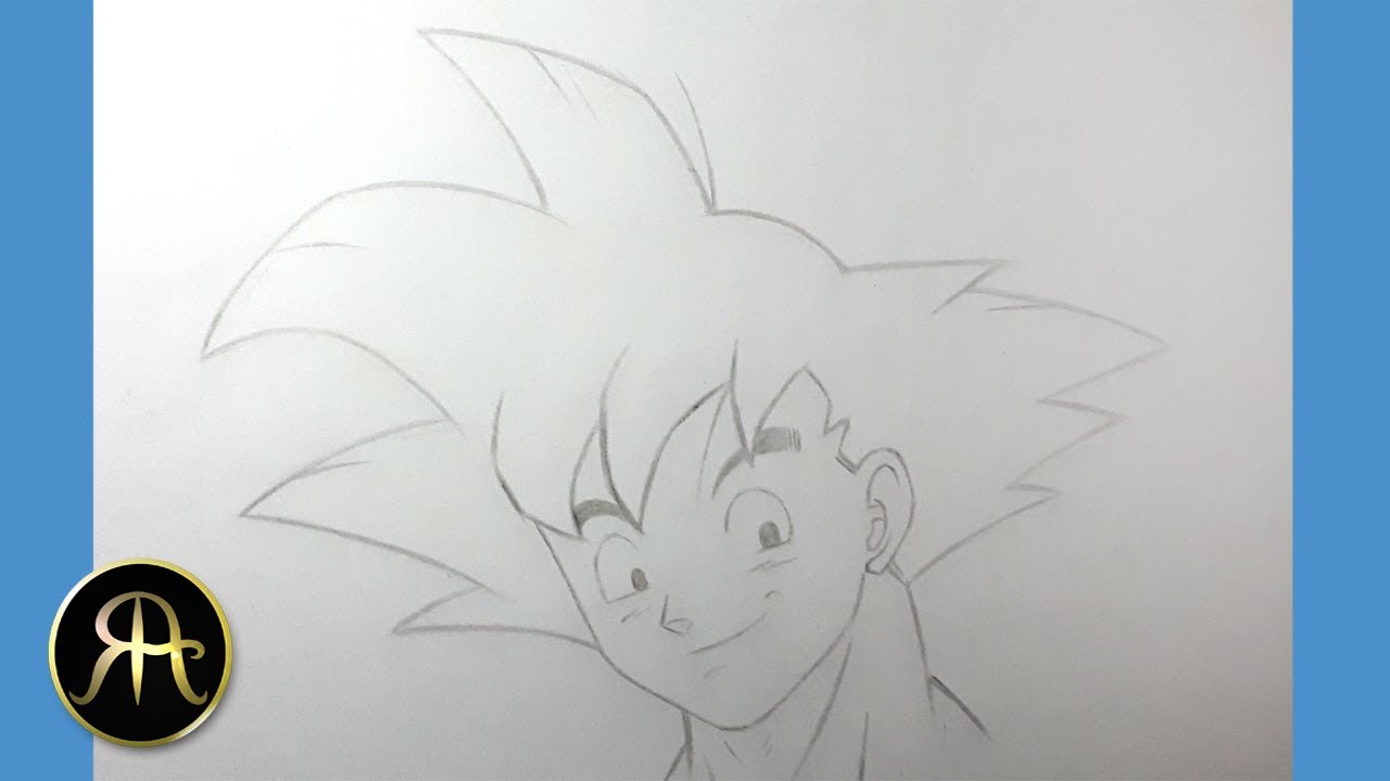 How to draw Goku | Dragon ball Z | step by step tutorial | easy anime drawing