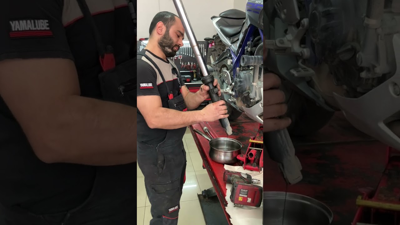 Motosiklet Amortisör Keçesi ve Yağı Nasıl Değiştirilir How To Change The Motorcycle Shock Absorber