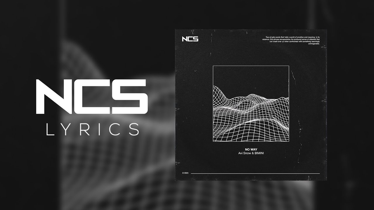 BIMINI - No Way (with Avi Snow) [NCS Lyrics]